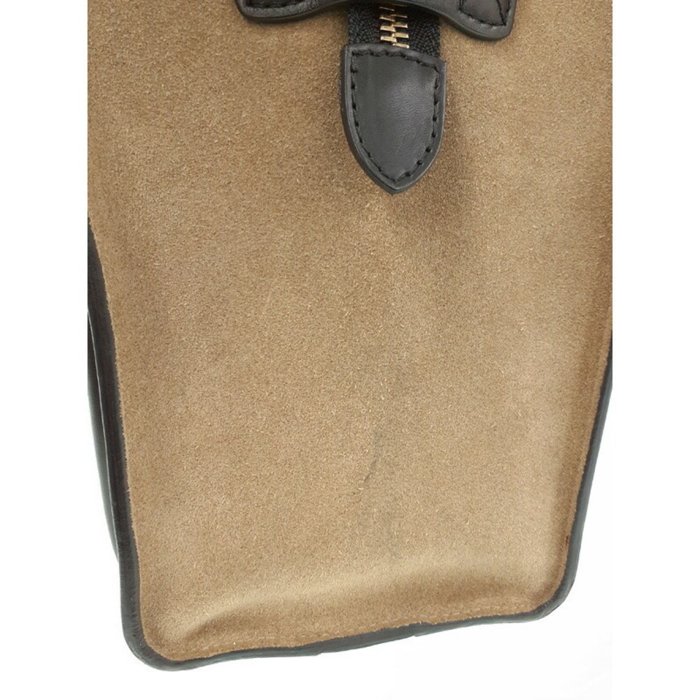 Celine Shopper Tote Calfskin Handbag Shoulder Leather - Picture 8 of 9
